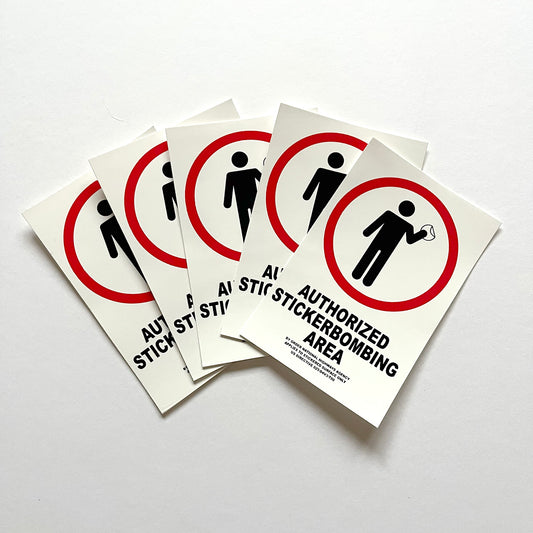 Authorized Sticker Bombing Area 5 Pack